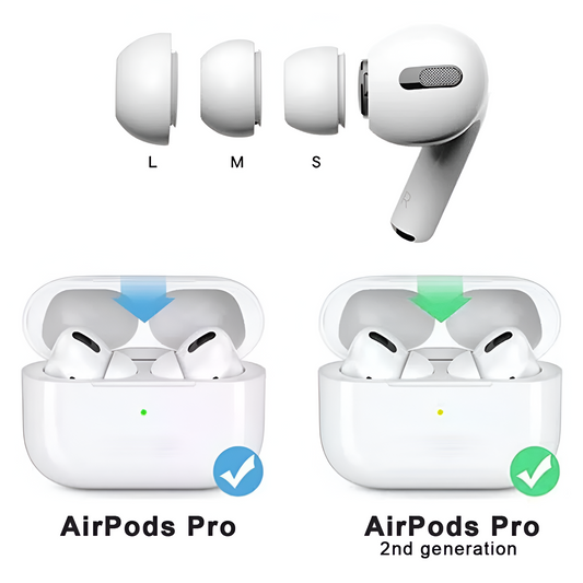 Replacement Ear Tips Buds For Apple AirPods Pro 1st 2nd Noise Cancelling Earbuds