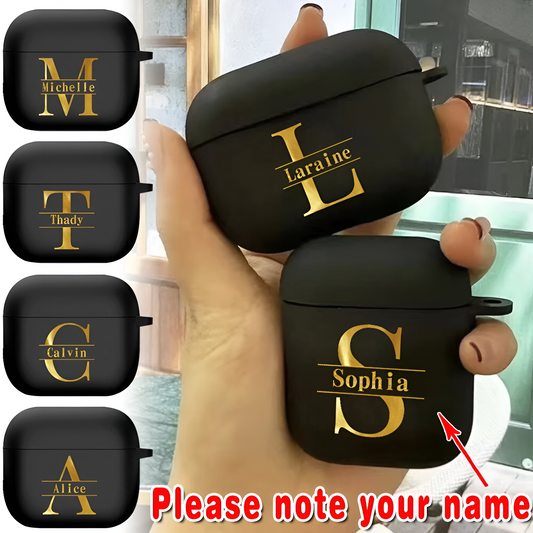 Personalised Names Text Earphones Cover Cases For Apple AirPods 1st/2nd/3rd/Pro